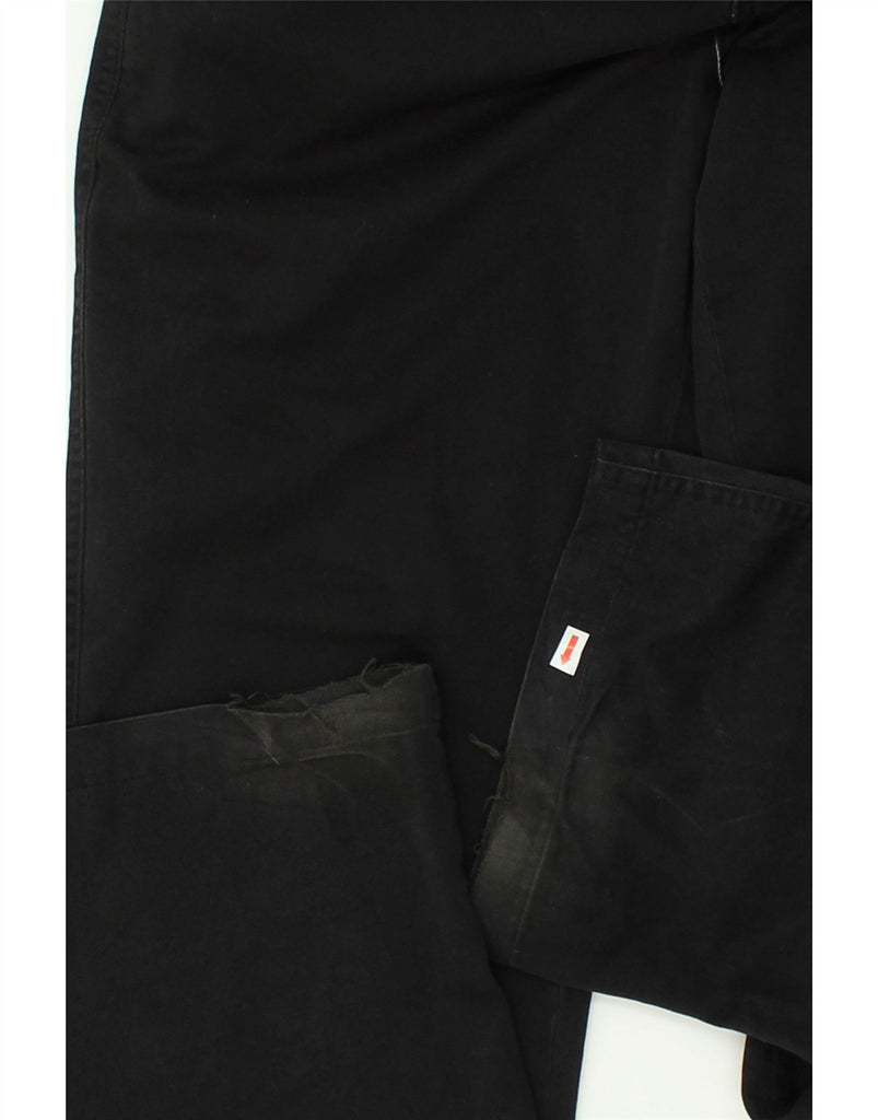 QUIKSILVER Mens Straight Chino Trousers W34 L31  Black Polyester | Vintage Quiksilver | Thrift | Second-Hand Quiksilver | Used Clothing | Messina Hembry 