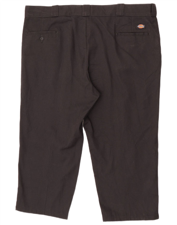 Dickies Mens 874 Original Fit Cropped Trousers W44 L23 Black Polyester