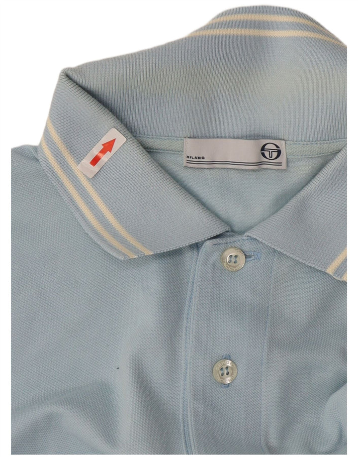 Sergio Tacchini Mens Polo Shirt XL Blue
