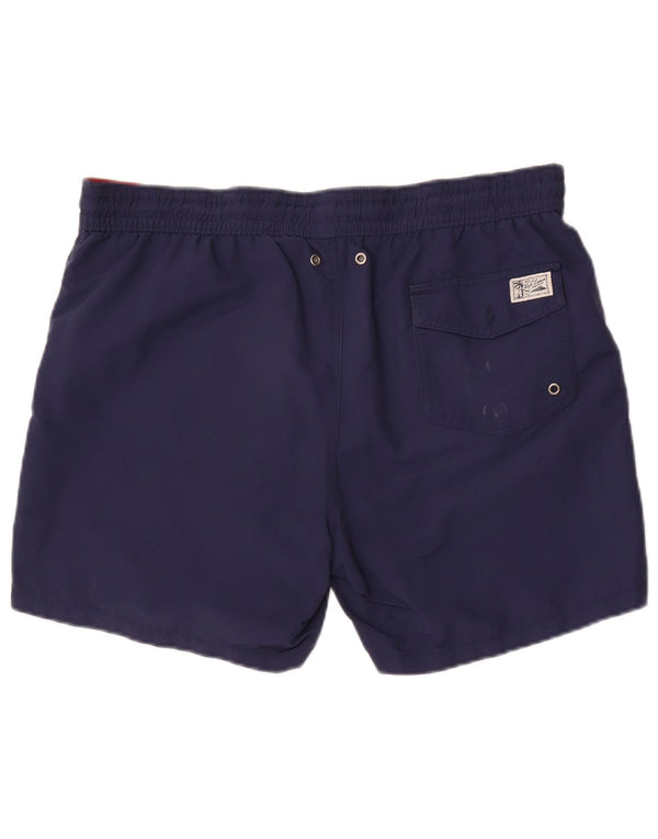 Polo Ralph Lauren Mens Swimming Shorts Large Navy Blue Nylon