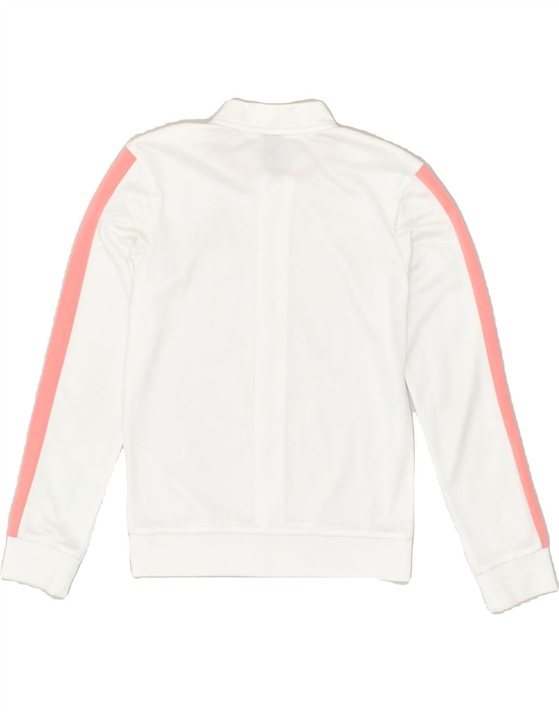 ADIDAS Girls Tracksuit Top Jacket 11-12 Years White | Vintage Adidas | Thrift | Second-Hand Adidas | Used Clothing | Messina Hembry 