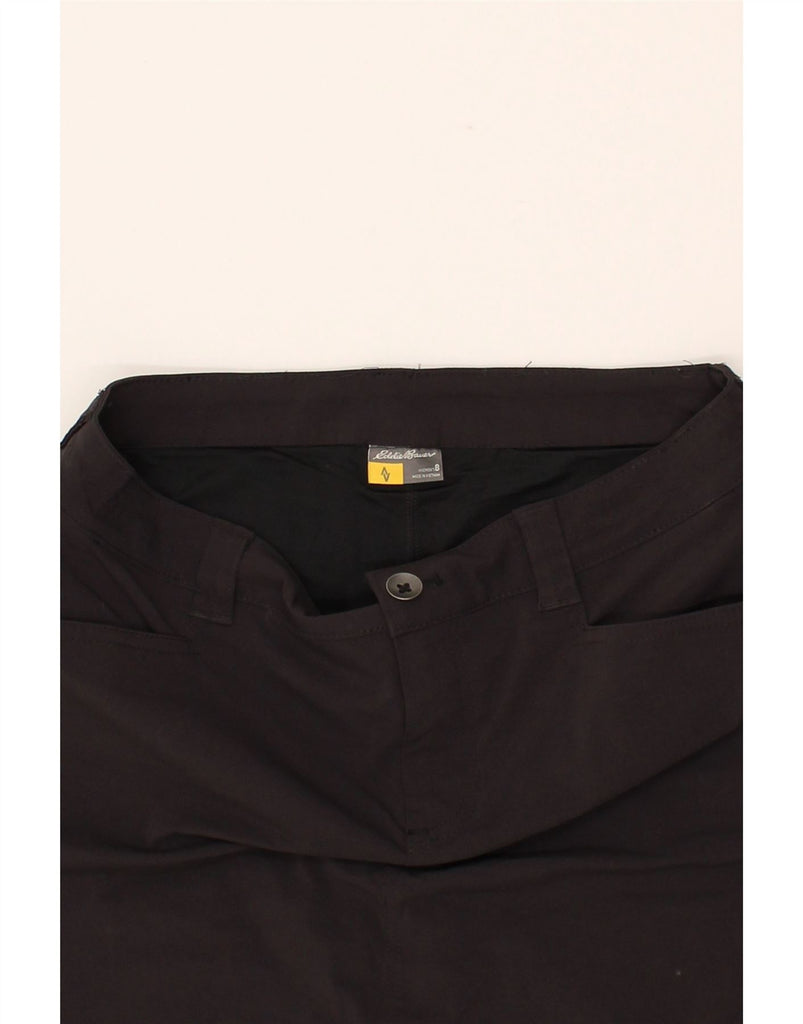 EDDIE BAUER Womens Straight Skirt US 8 Medium W30  Black Nylon Vintage Eddie Bauer and Second-Hand Eddie Bauer from Messina Hembry 