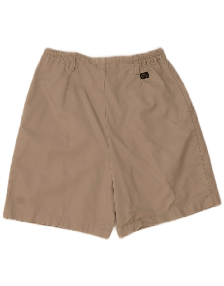 Lee Womens Casual Shorts US10 W28 Beige Cotton