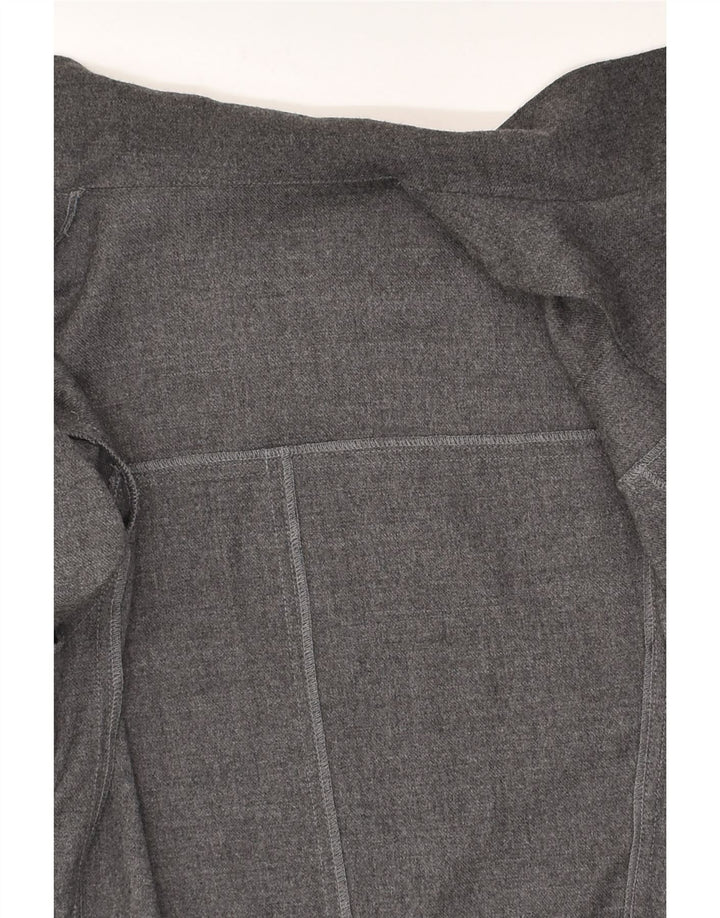 VINTAGE Womens Shirt UK 14 Large Grey | Vintage Vintage | Thrift | Second-Hand Vintage | Used Clothing | Messina Hembry 