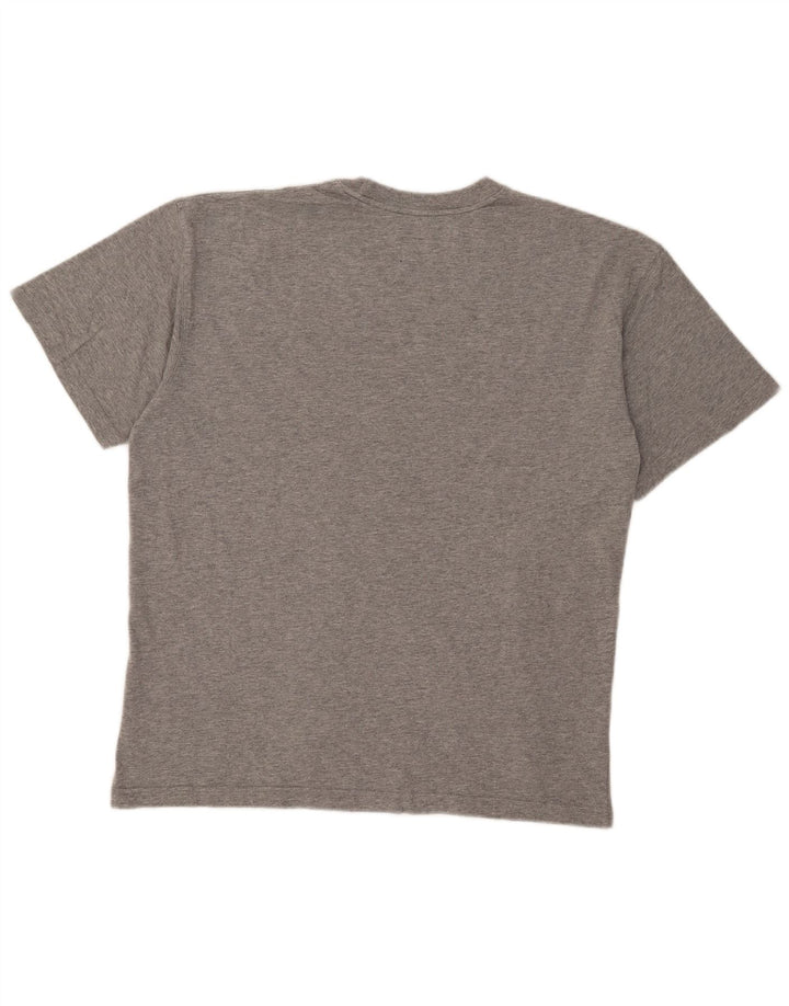 CAT Mens Graphic T-Shirt Top XL Grey Cotton