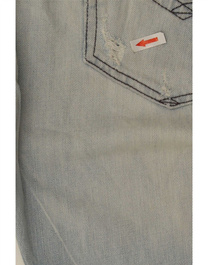 Replay Mens Straight Jeans W36 L34 Blue Cotton