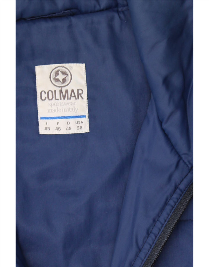 COLMAR Mens Padded Gilet IT 48 Medium Navy Blue Vintage Colmar and Second-Hand Colmar from Messina Hembry 
