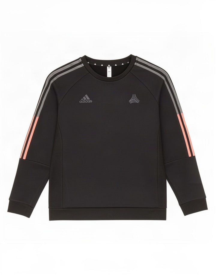 Adidas Mens Graphic Sweatshirt Jumper Medium Black Polyester