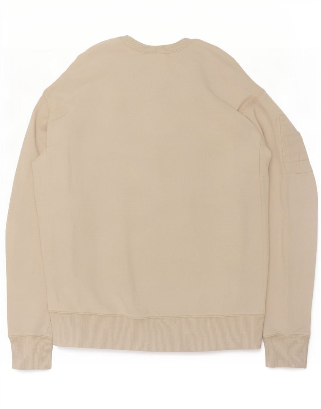 Calvin Klein Jeans Mens Sweatshirt Jumper Small Beige Cotton