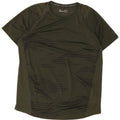 Under Armour Mens Fitted T-Shirt Top XL Green Striped Polyester