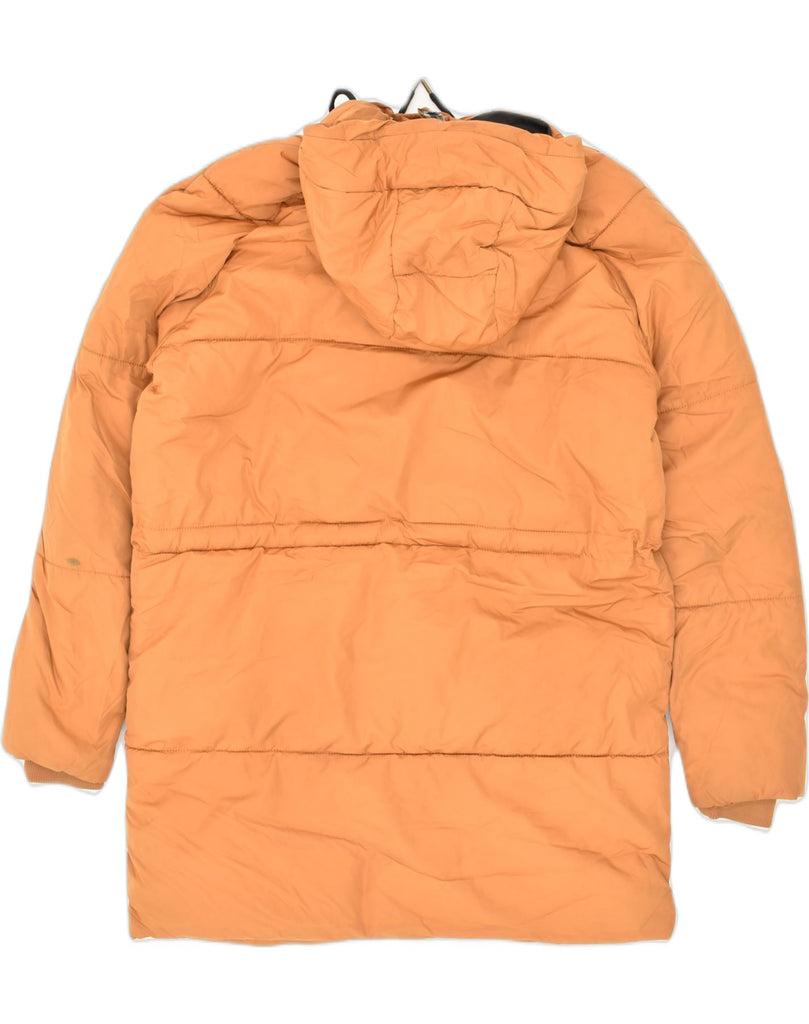 JACK & JONES Mens Originals Hooded Padded Jacket UK 38 Medium Orange | Vintage Jack & Jones | Thrift | Second-Hand Jack & Jones | Used Clothing | Messina Hembry 