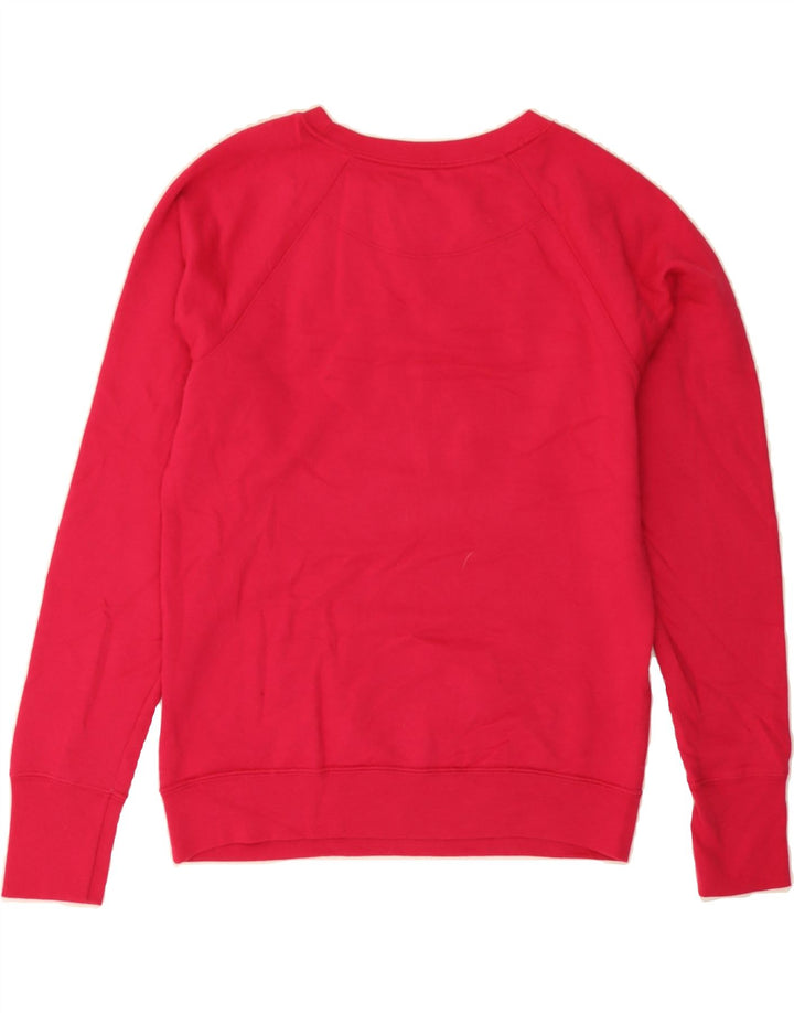 CHAMPION Womens Sweatshirt Jumper UK 10 Small Red Polyester Vintage Champion and Second-Hand Champion from Messina Hembry 
