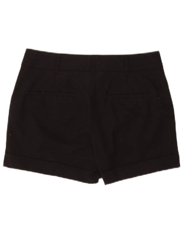 Zara Womens Chino Shorts Medium W28 Black Polyester