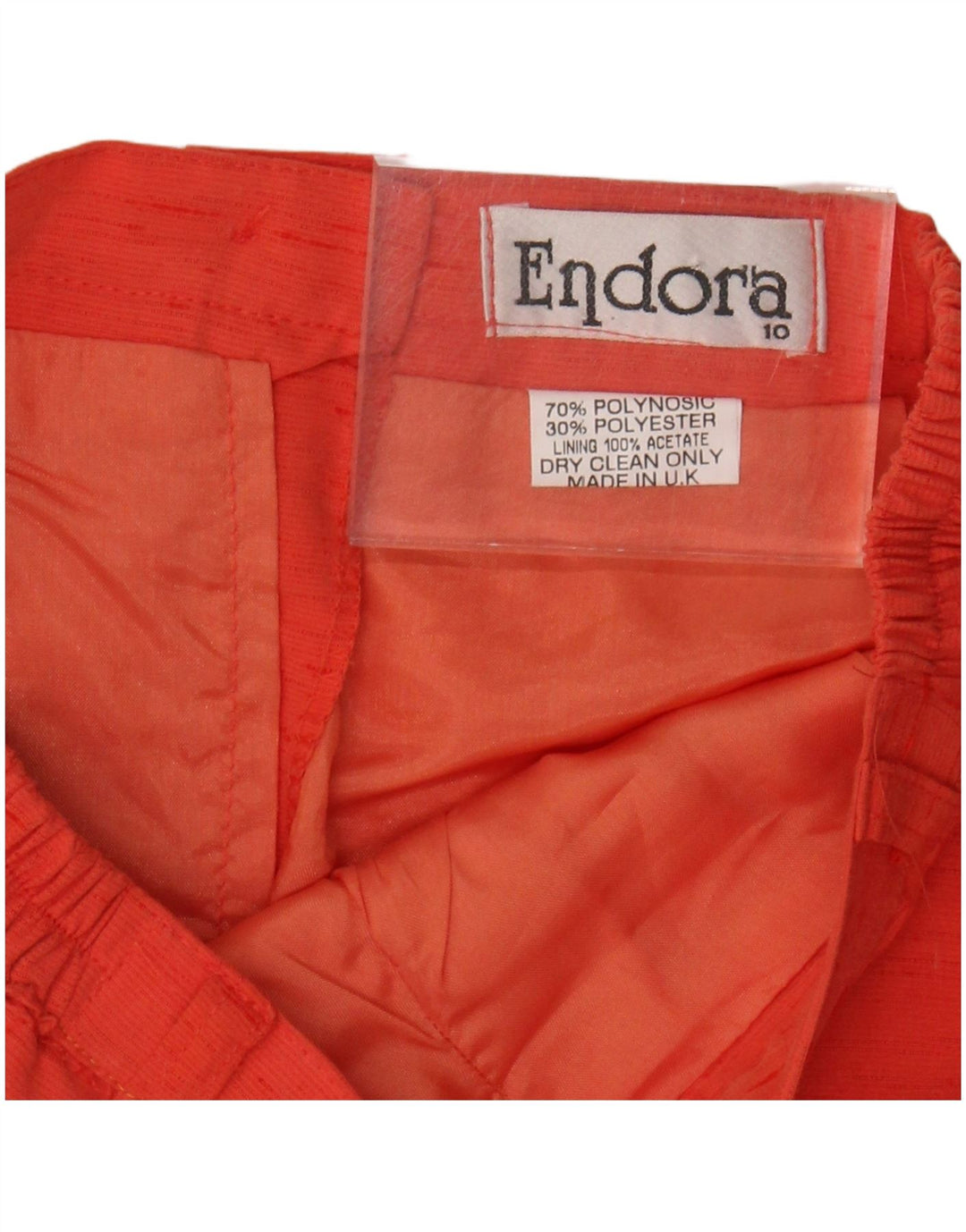 ENDORA Womens Maxi Pencil Skirt UK 10 Small W24  Red Flecked