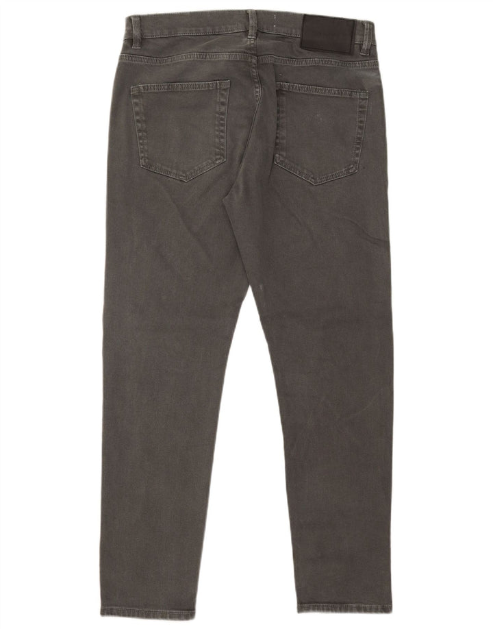 Zara Mens Slim Jeans EU 42 Large W32 L28 Grey Cotton