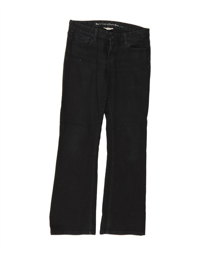 LEVI'S Womens 533 Mid Rise Bootcut Jeans US 6 Medium W28 L31 Black Cotton Vintage Levi's and Second-Hand Levi's from Messina Hembry 