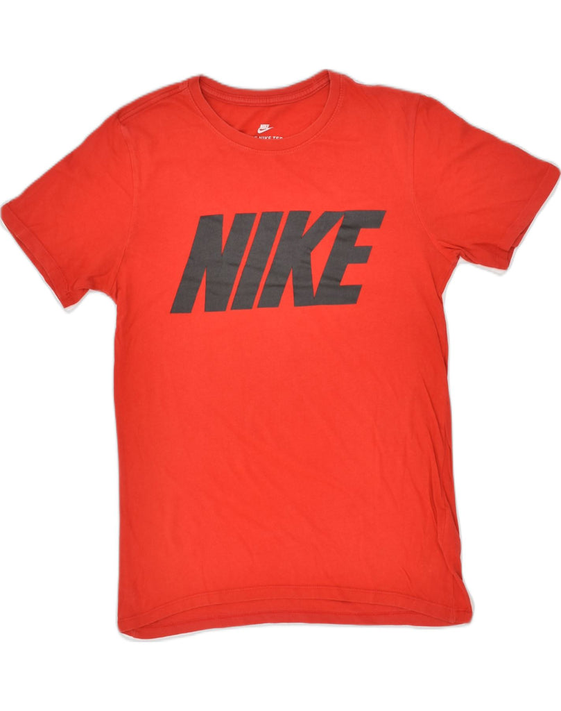 NIKE Mens Graphic T-Shirt Top Small Red Cotton | Vintage Nike | Thrift | Second-Hand Nike | Used Clothing | Messina Hembry 