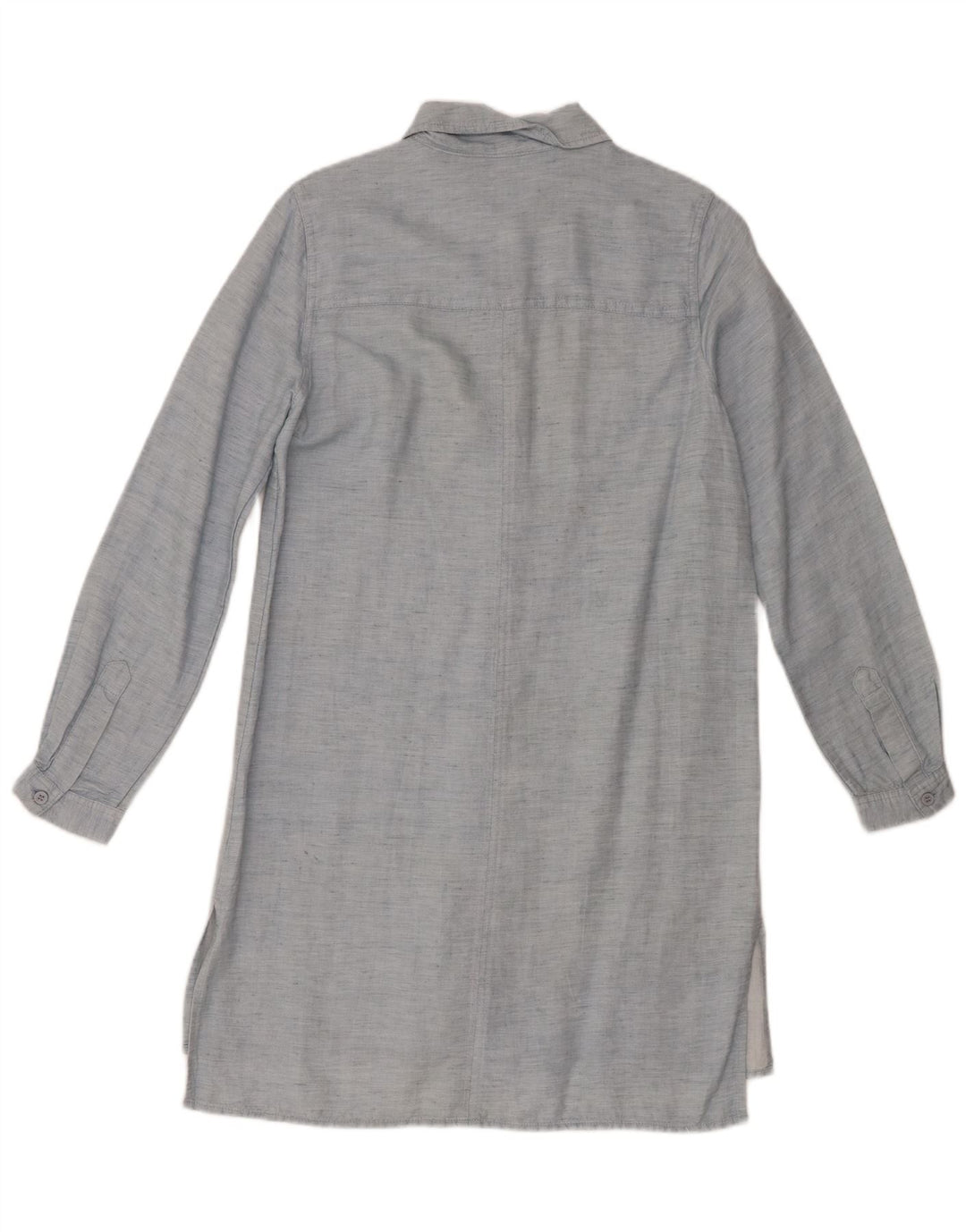 French Connection Womens Shirt Dress UK 8 Small Blue Lyocell