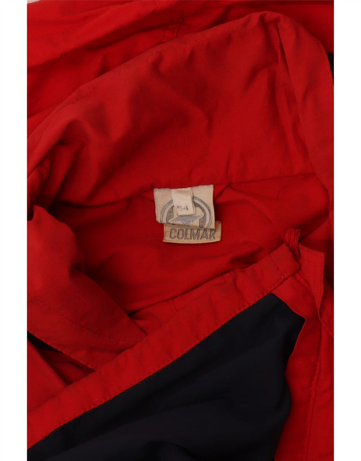 COLMAR Mens Hooded Ski Jacket IT 54 XL Red Colourblock