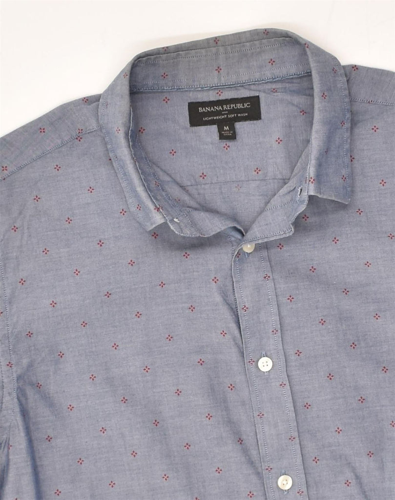 BANANA REPUBLIC Mens Shirt Medium Blue Cotton | Vintage Banana Republic | Thrift | Second-Hand Banana Republic | Used Clothing | Messina Hembry 