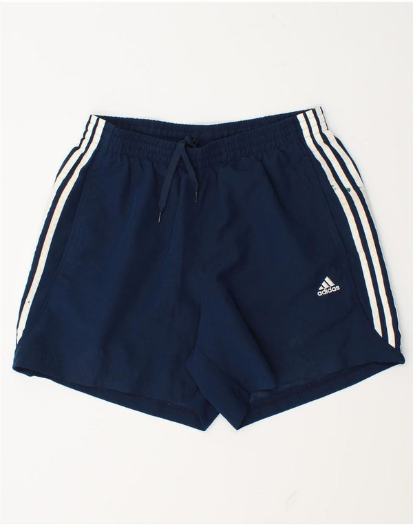 Adidas Mens Climalite Sport Shorts Medium  Navy Blue Polyester