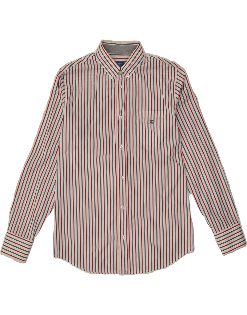 FAY Boys Shirt 13-14 Years Red Striped Cotton | Vintage Fay | Thrift | Second-Hand Fay | Used Clothing | Messina Hembry 