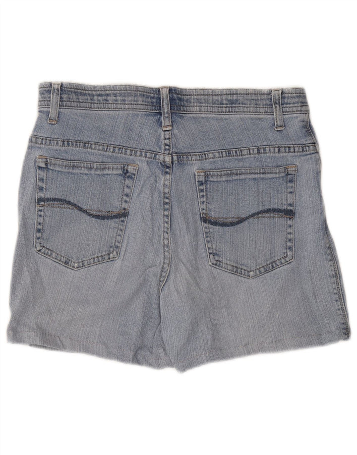 LEE Womens Denim Shorts US 10 Large W34 Blue Cotton