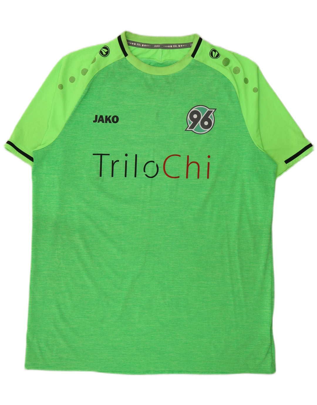 Jako Mens Graphic T-Shirt Top 2XL Green Colourblock Polyester