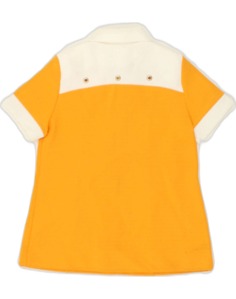 VINTAGE Girls Polo Dress 2-3 Years Yellow Colourblock Synthetic | Vintage Vintage | Thrift | Second-Hand Vintage | Used Clothing | Messina Hembry 