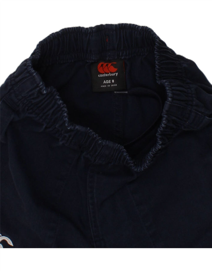 CANTERBURY Boys Denim Shorts 7-8 Years W20  Navy Blue Vintage Canterbury and Second-Hand Canterbury from Messina Hembry 