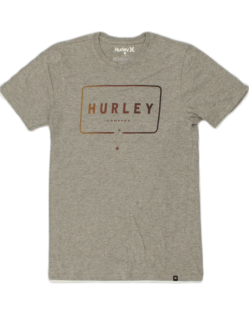 HURLEY Mens Graphic T-Shirt Top Small Grey Cotton | Vintage Hurley | Thrift | Second-Hand Hurley | Used Clothing | Messina Hembry 