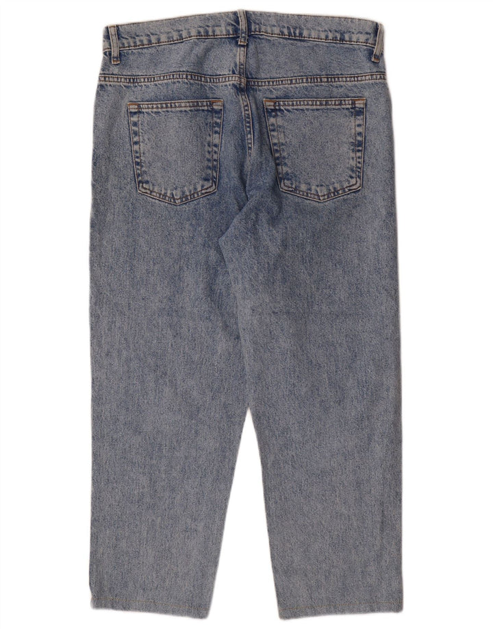 ZARA Mens Cropped Jeans EU 40 Medium W30 L25 Blue