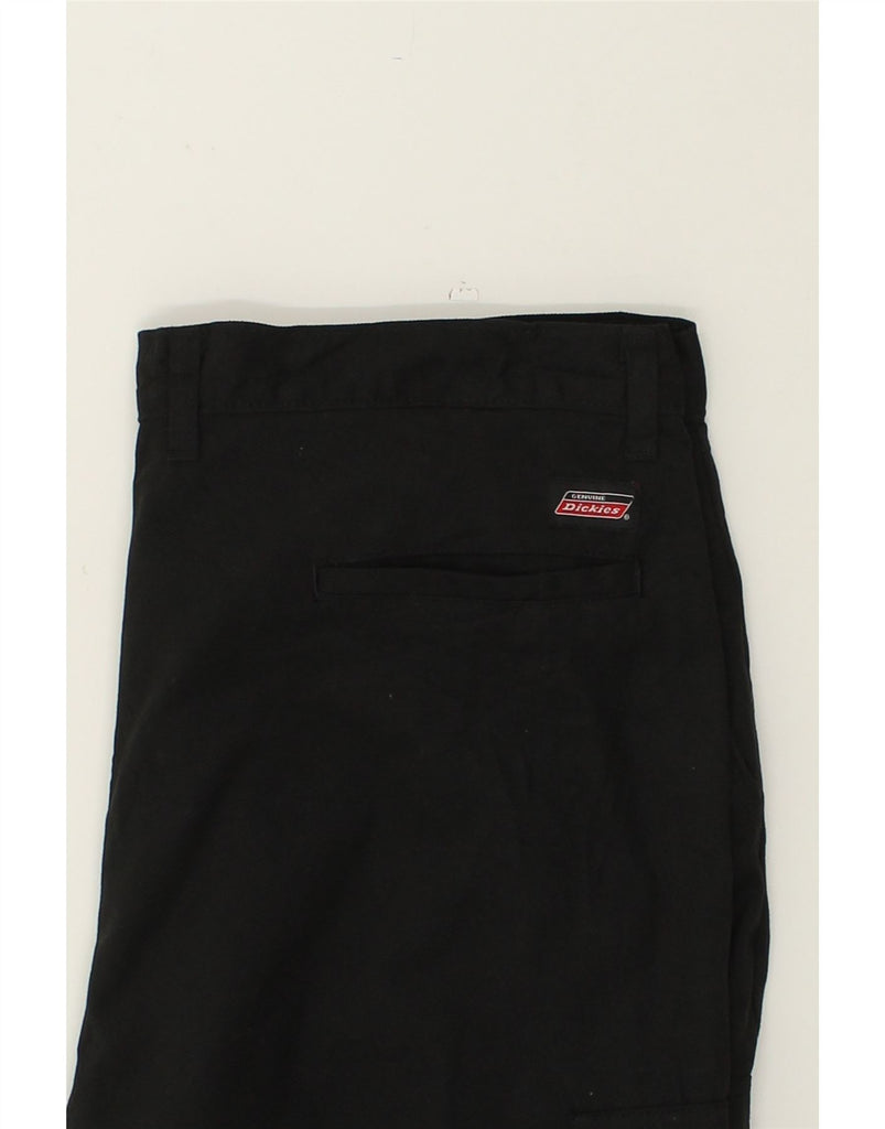 DICKIES Mens Straight Cargo Trousers W40 L32 Black Polyester | Vintage Dickies | Thrift | Second-Hand Dickies | Used Clothing | Messina Hembry 