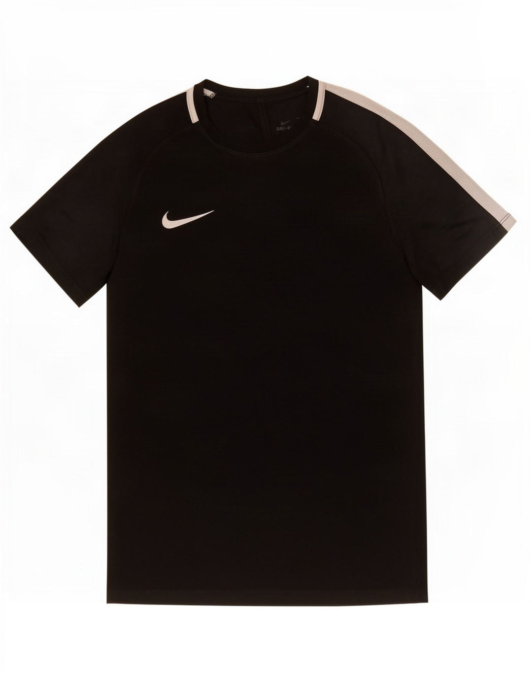 Nike Mens Dri Fit T-Shirt Top Medium Black Colourblock Polyester