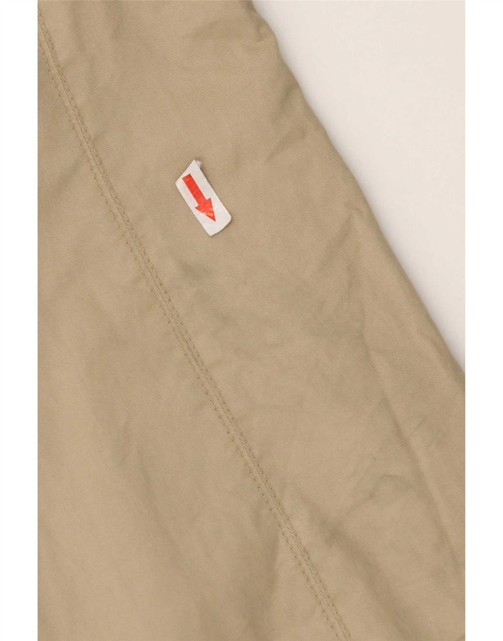 Zara Womens Trench Coat UK 16 Large Beige Cotton