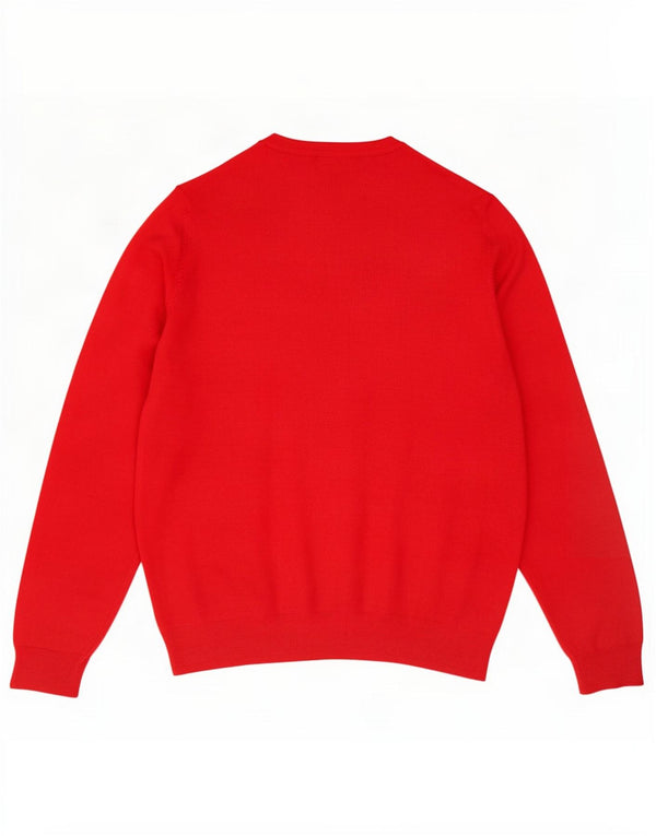 Marks & Spencer Womens Cardigan Sweater UK 22 3XL Red Viscose