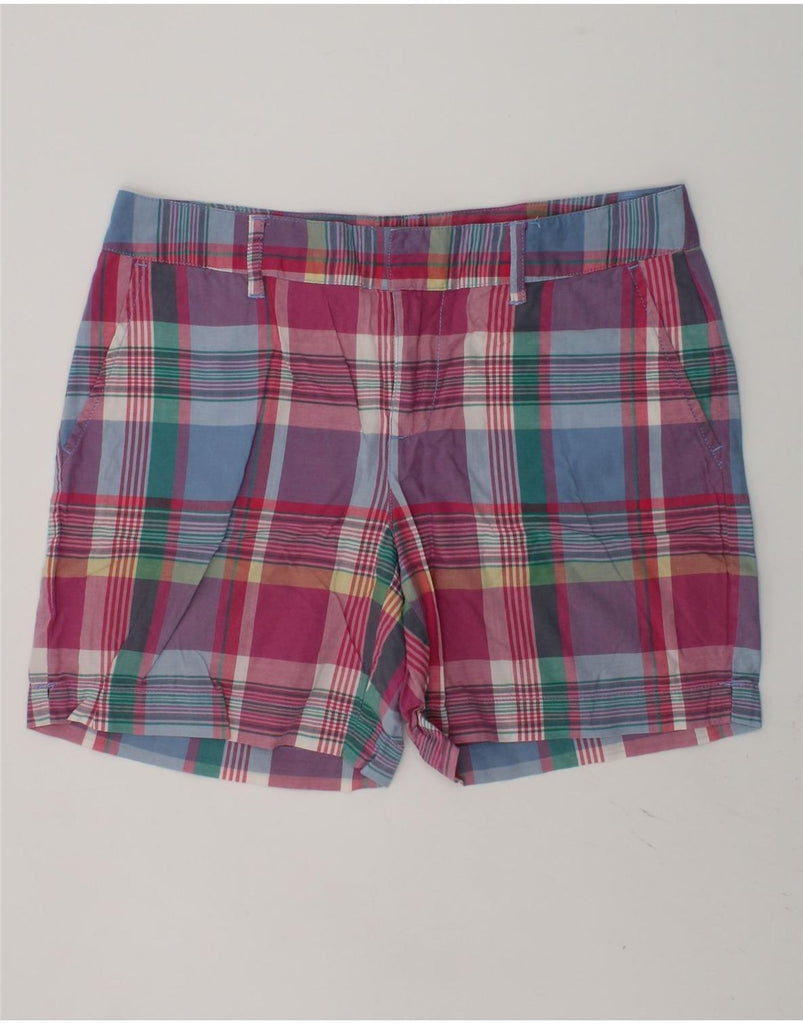 RALPH LAUREN Boys Chino Shorts 13-14 Years W30  Pink Check Cotton | Vintage Ralph Lauren | Thrift | Second-Hand Ralph Lauren | Used Clothing | Messina Hembry 