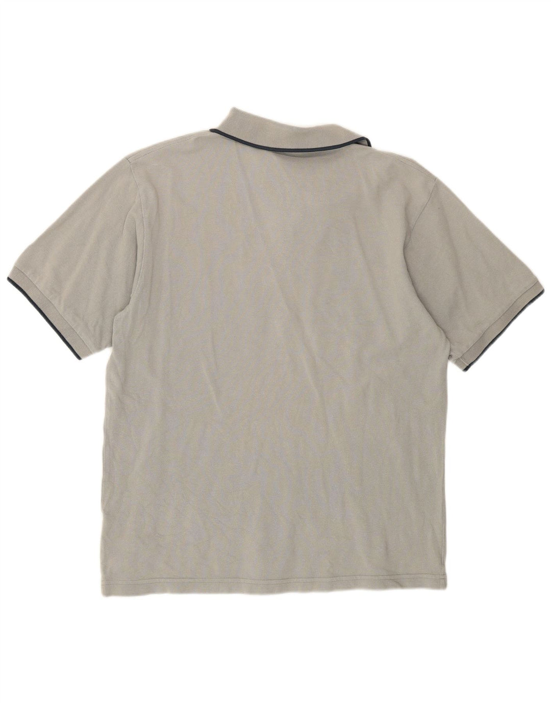 Champion Mens Polo Shirt Large Grey Cotton