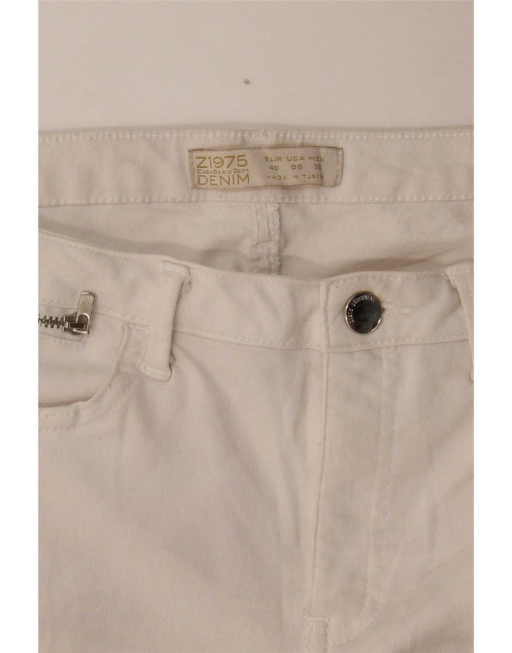 Zara Womens Skinny Jeans EU 40 Medium W30 L28 White
