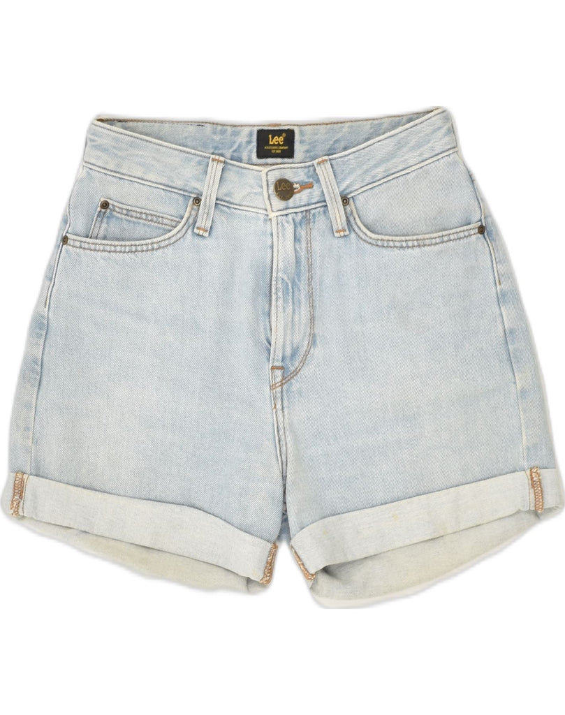 LEE Womens Denim Shorts W24 XS Blue Cotton | Vintage Lee | Thrift | Second-Hand Lee | Used Clothing | Messina Hembry 