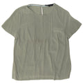 Crew Clothing Womens Blouse Top UK 12 Medium Green Silk