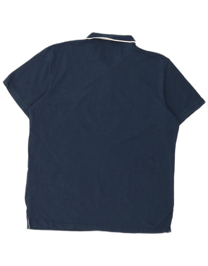 Carrera Mens Polo Shirt 2XL Navy Blue Cotton