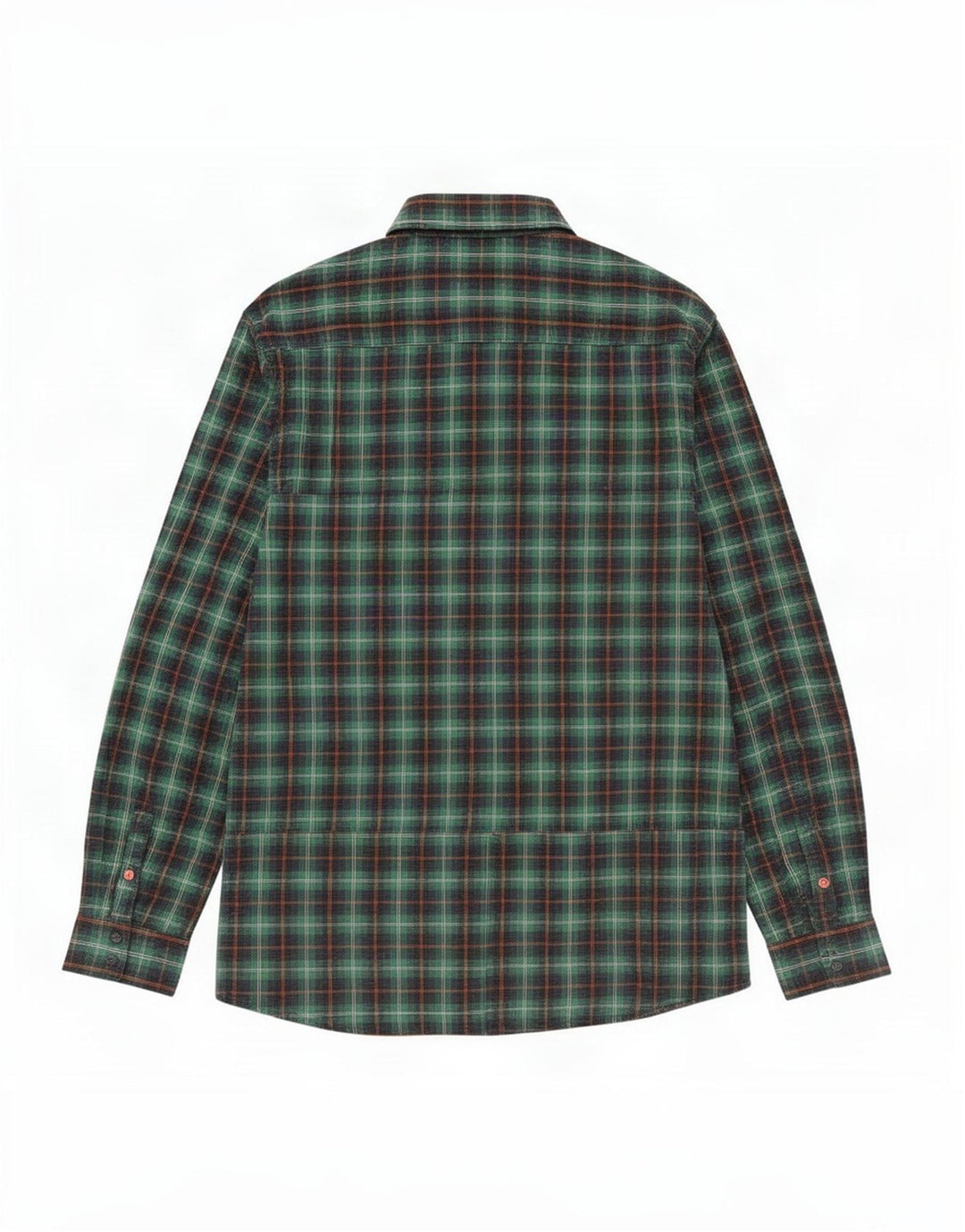 Guess Mens Regular Fit Shirt UK 40 Medium Green Check Cotton