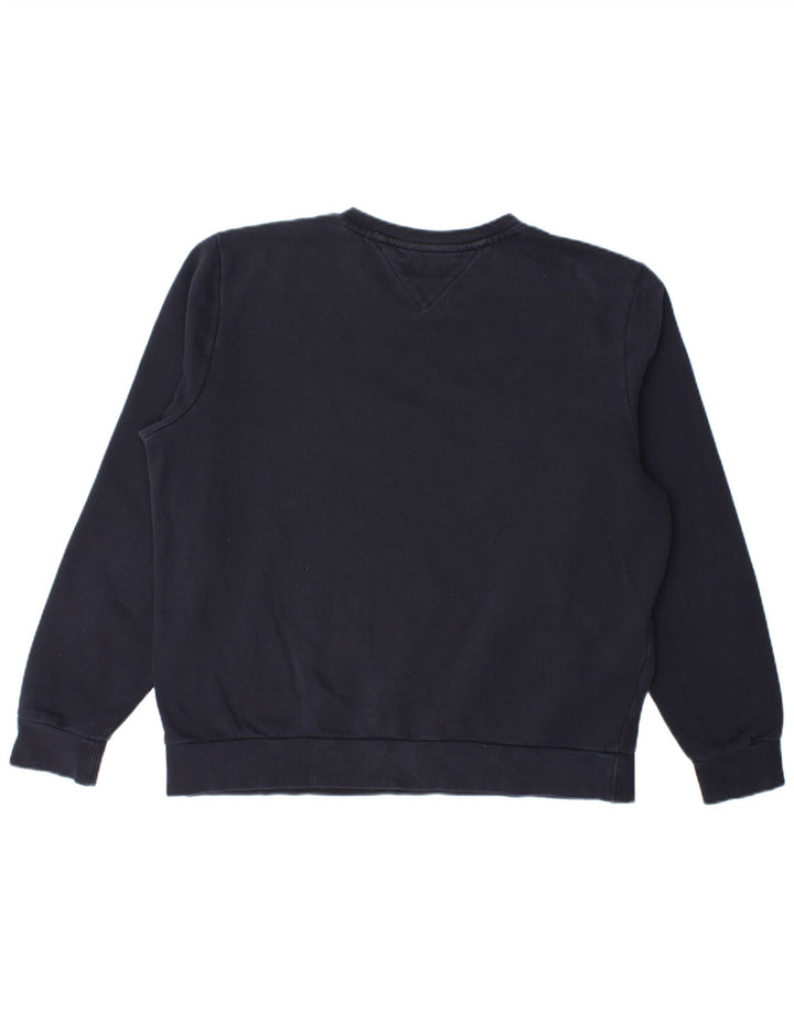 Tommy Hilfiger Mens Sweatshirt Jumper Large Navy Blue