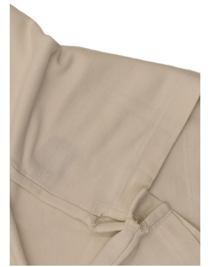 FILA Mens Polo Shirt Small Off White