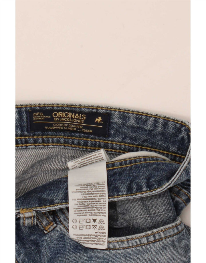 Jack & Jones Mens Denim Shorts Large W36 Blue Cotton
