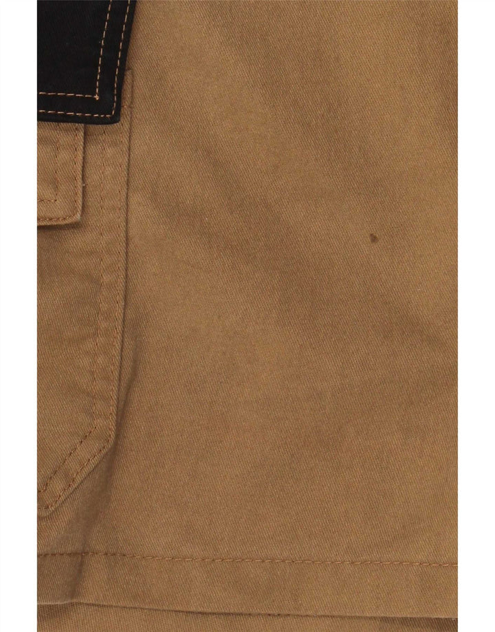 Dickies Mens Cargo Shorts W31 Medium Beige Colourblock Polyester