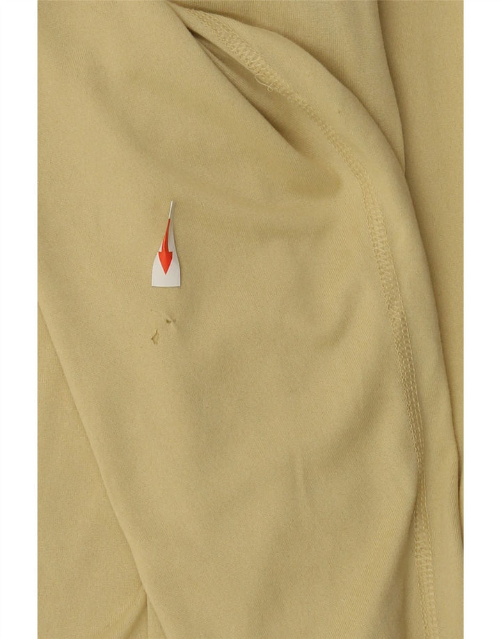 Nike Mens Dri Fit Top Long Sleeve XL Yellow Polyester