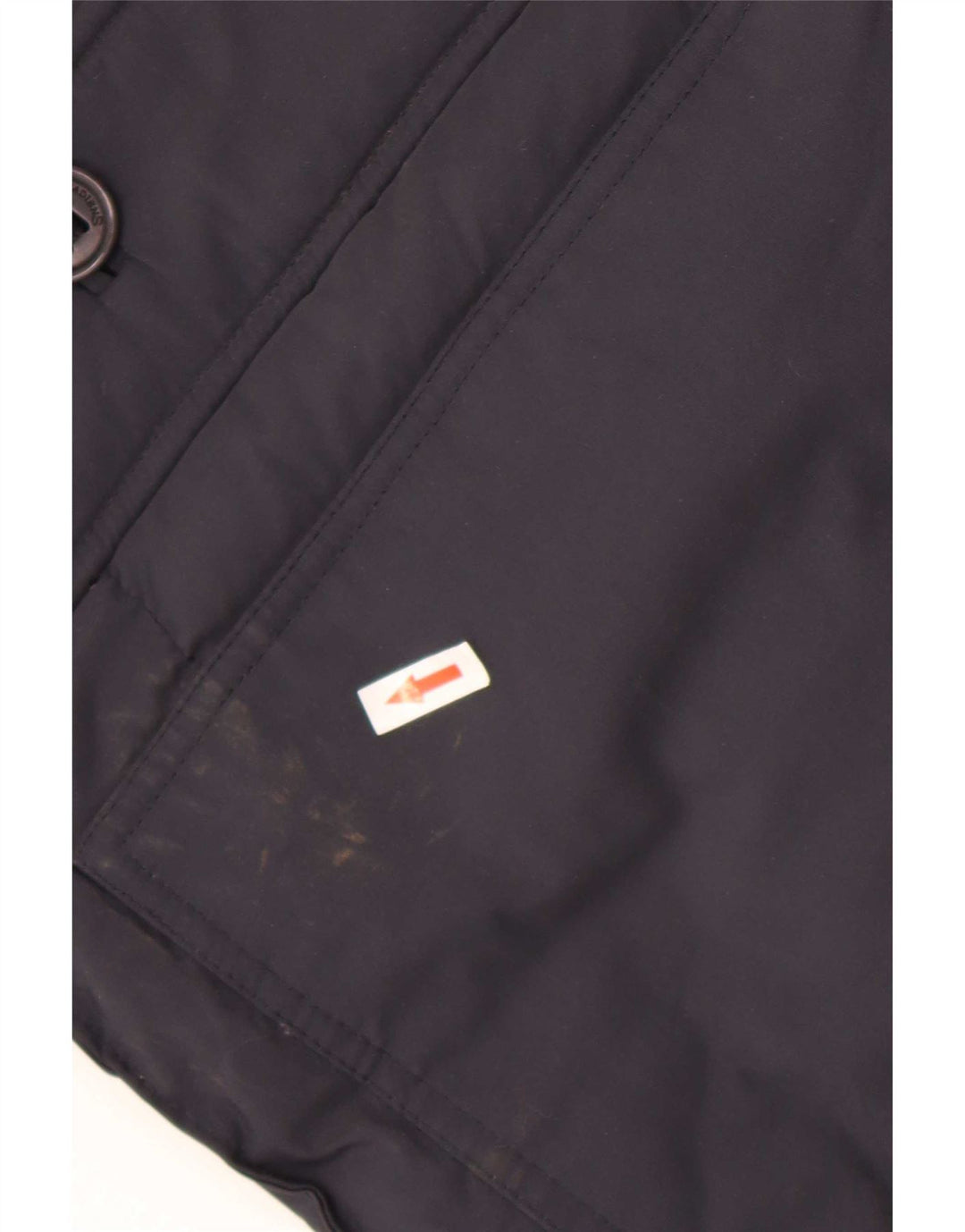 Canadiens Mens Padded Jacket UK 42 XL Navy Blue Cotton