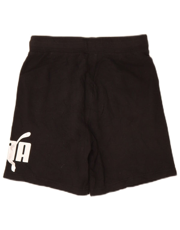 Puma Boys Graphic Sport Shorts 10-11 Years Medium Black Cotton